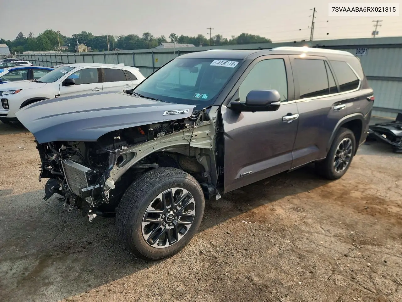 2024 Toyota Sequoia Limited VIN: 7SVAAABA6RX021815 Lot: 60796176