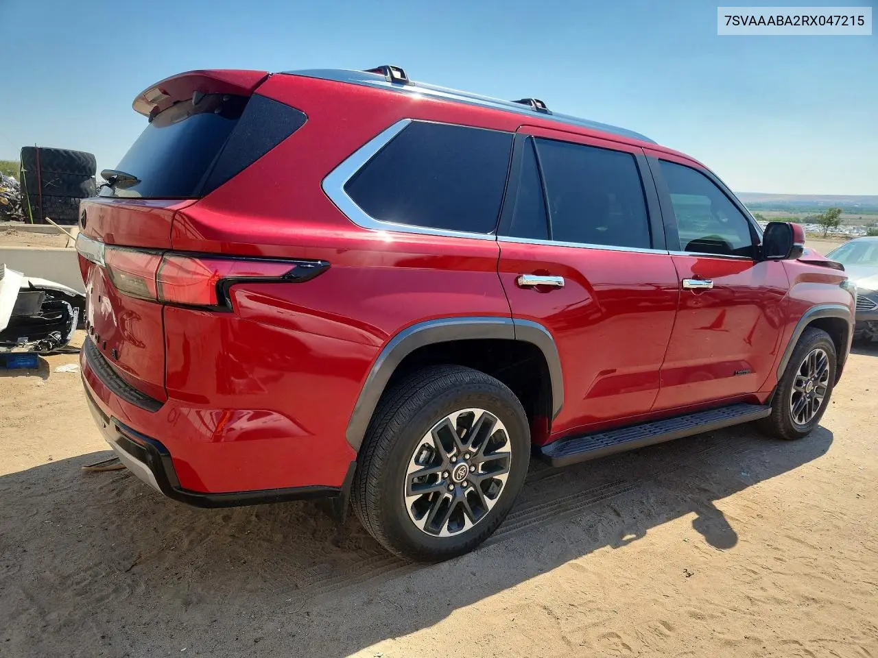 2024 Toyota Sequoia Limited VIN: 7SVAAABA2RX047215 Lot: 85969615