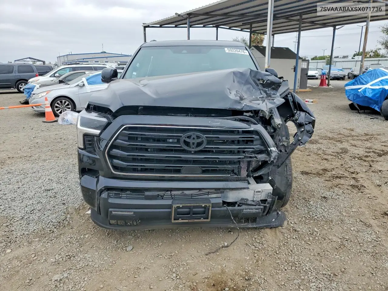 2025 Toyota Sequoia Sr5 VIN: 7SVAAABAXSX071736 Lot: 59226476
