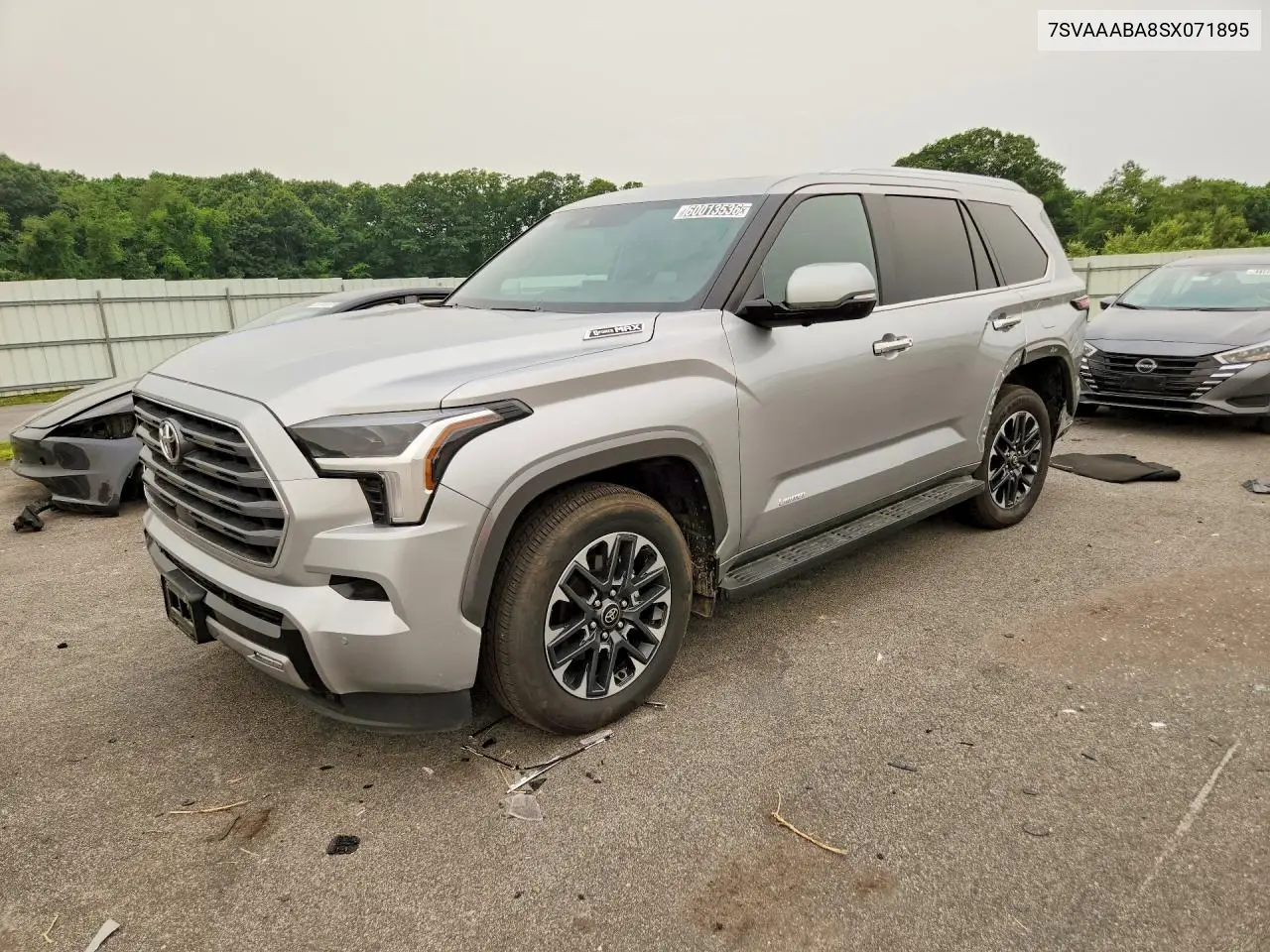 2025 Toyota Sequoia Limited VIN: 7SVAAABA8SX071895 Lot: 60013536