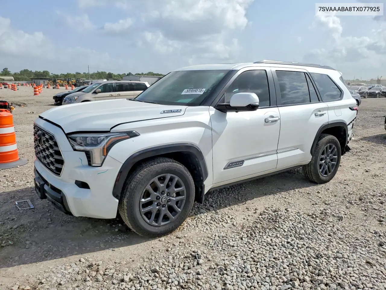 2026 Toyota Sequoia Platinum VIN: 7SVAAABA8TX077925 Lot: 58969816