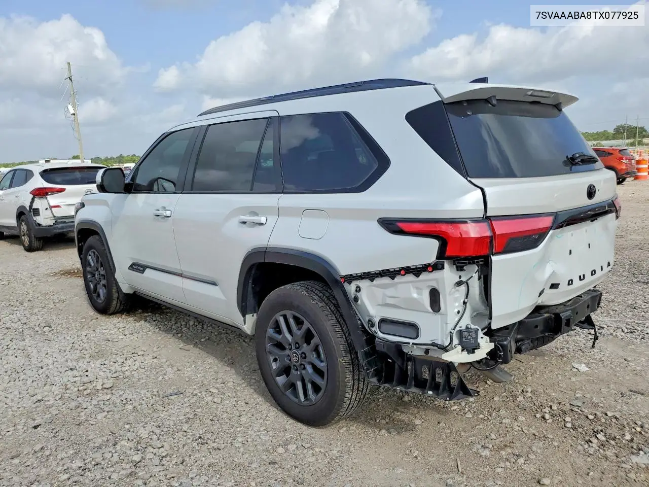 2026 Toyota Sequoia Platinum VIN: 7SVAAABA8TX077925 Lot: 58969816