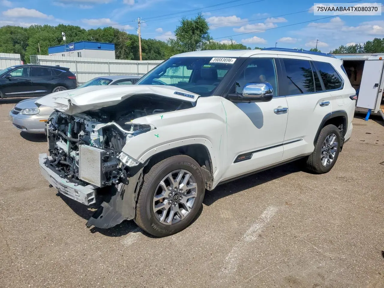 2026 Toyota Sequoia 1794 Edition VIN: 7SVAAABA4TX080370 Lot: 59883696