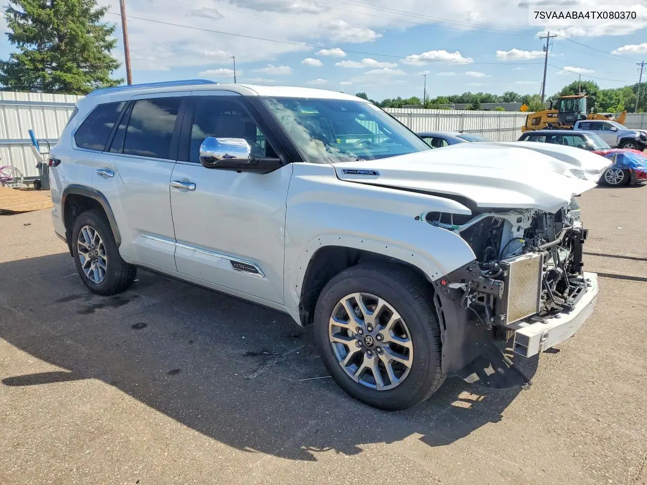2026 Toyota Sequoia 1794 Edition VIN: 7SVAAABA4TX080370 Lot: 59883696