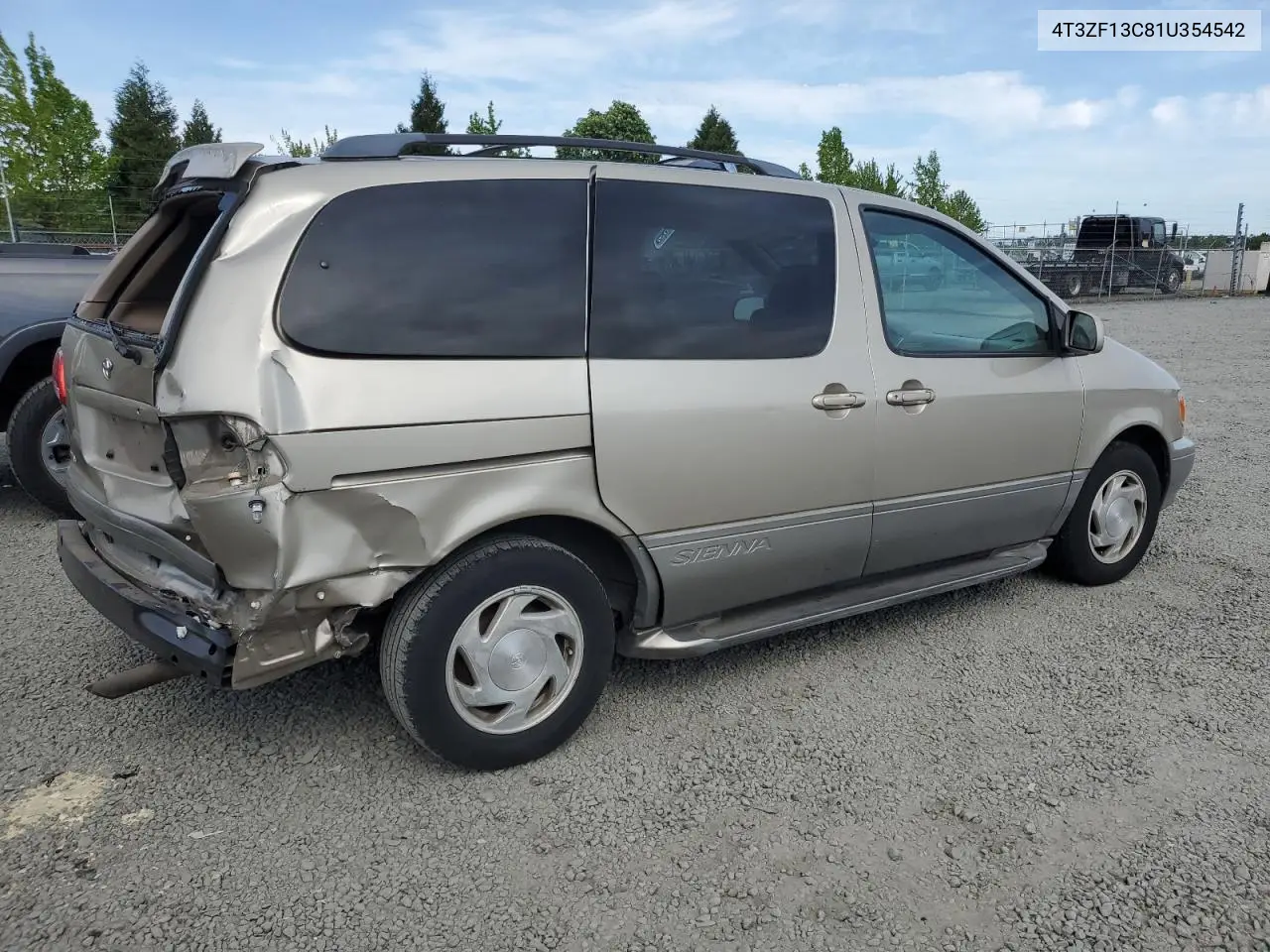 4T3ZF13C81U354542 2001 Toyt Sienna Xle