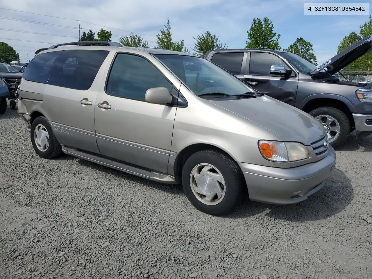 4T3ZF13C81U354542 2001 Toyt Sienna Xle