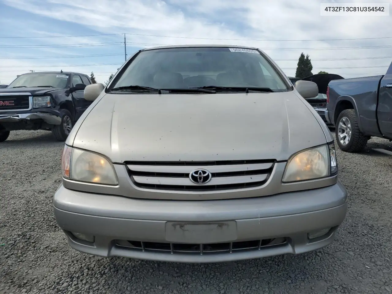 4T3ZF13C81U354542 2001 Toyt Sienna Xle