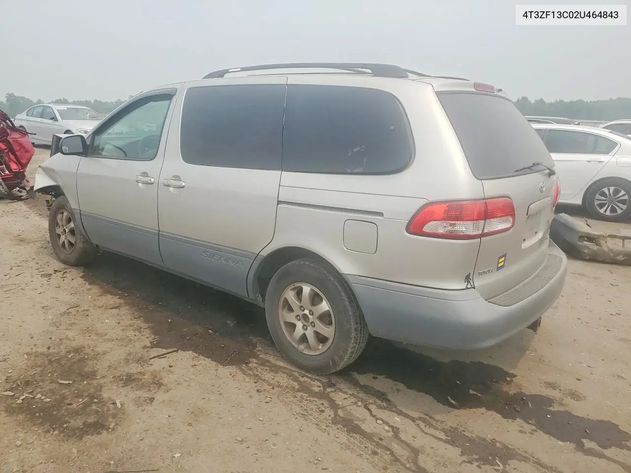 2002 Toyota Sienna Le VIN: 4T3ZF13C02U464843 Lot: 61266136