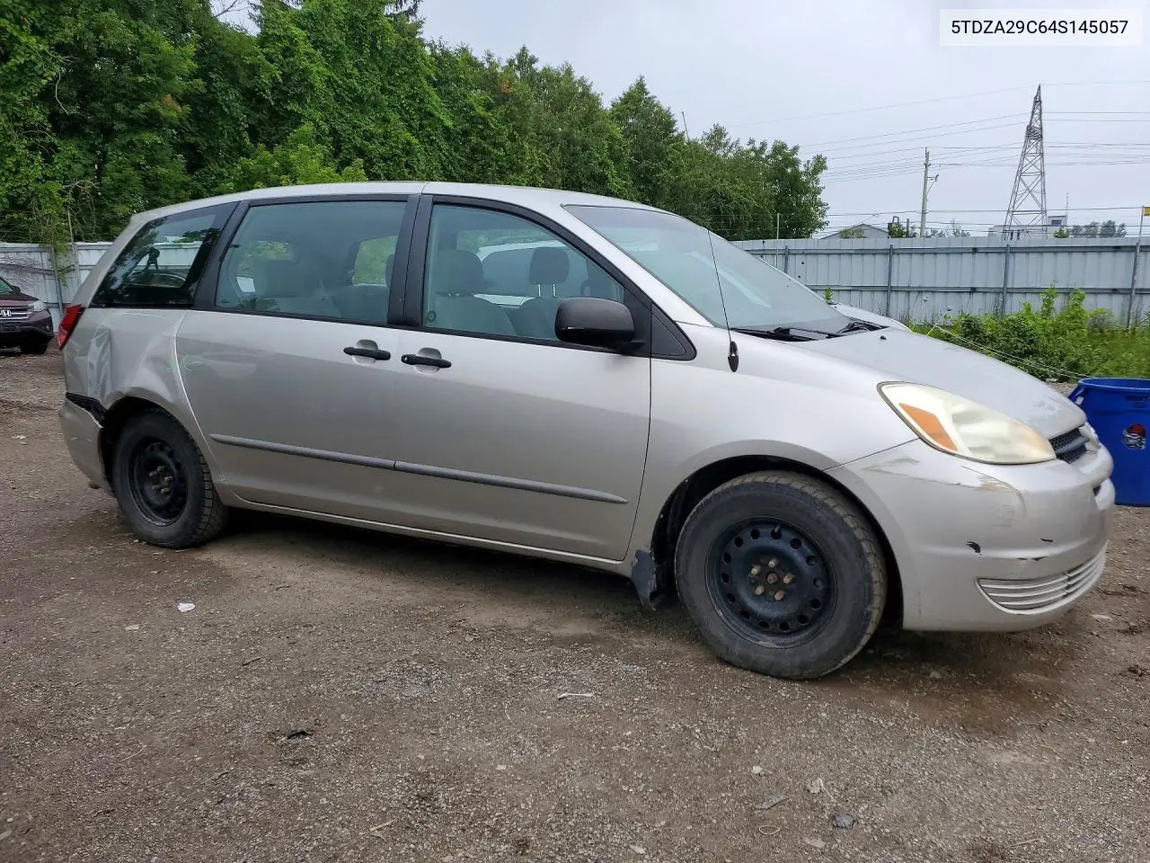 2004 Toyota Sienna Ce VIN: 5TDZA29C64S145057 Lot: 60373216