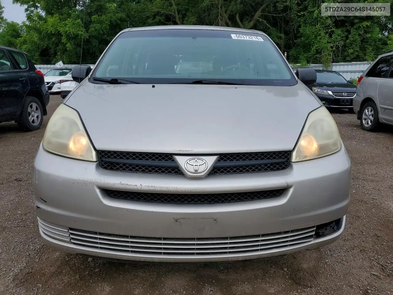 2004 Toyota Sienna Ce VIN: 5TDZA29C64S145057 Lot: 60373216