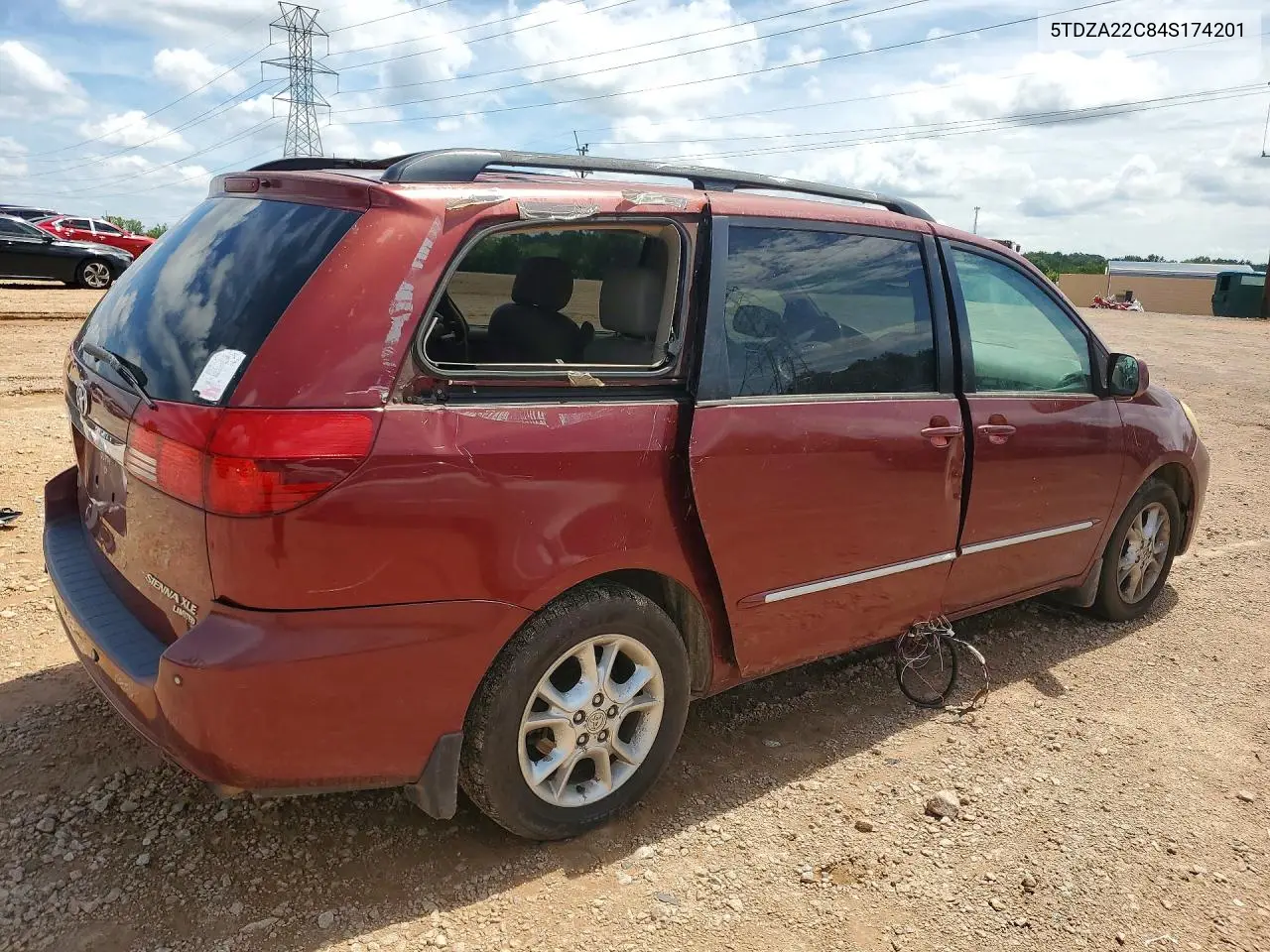 2004 Toyota Sienna Xle Limited 7 Passenger VIN: 5TDZA22C84S174201 Lot: 60580906