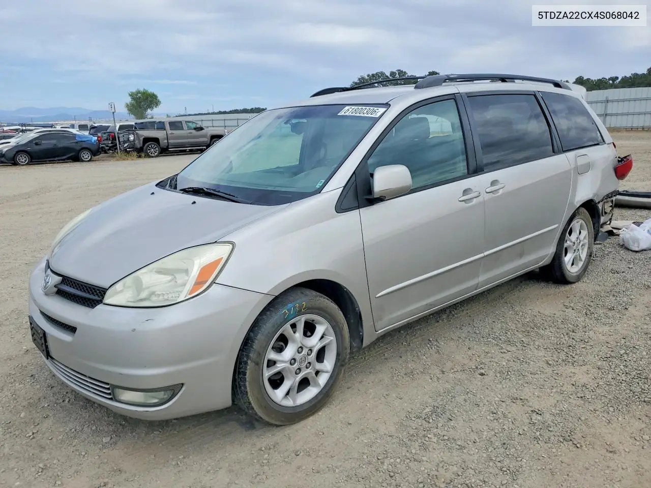 2004 Toyota Sienna Xle 7 Passenger VIN: 5TDZA22CX4S068042 Lot: 61800306