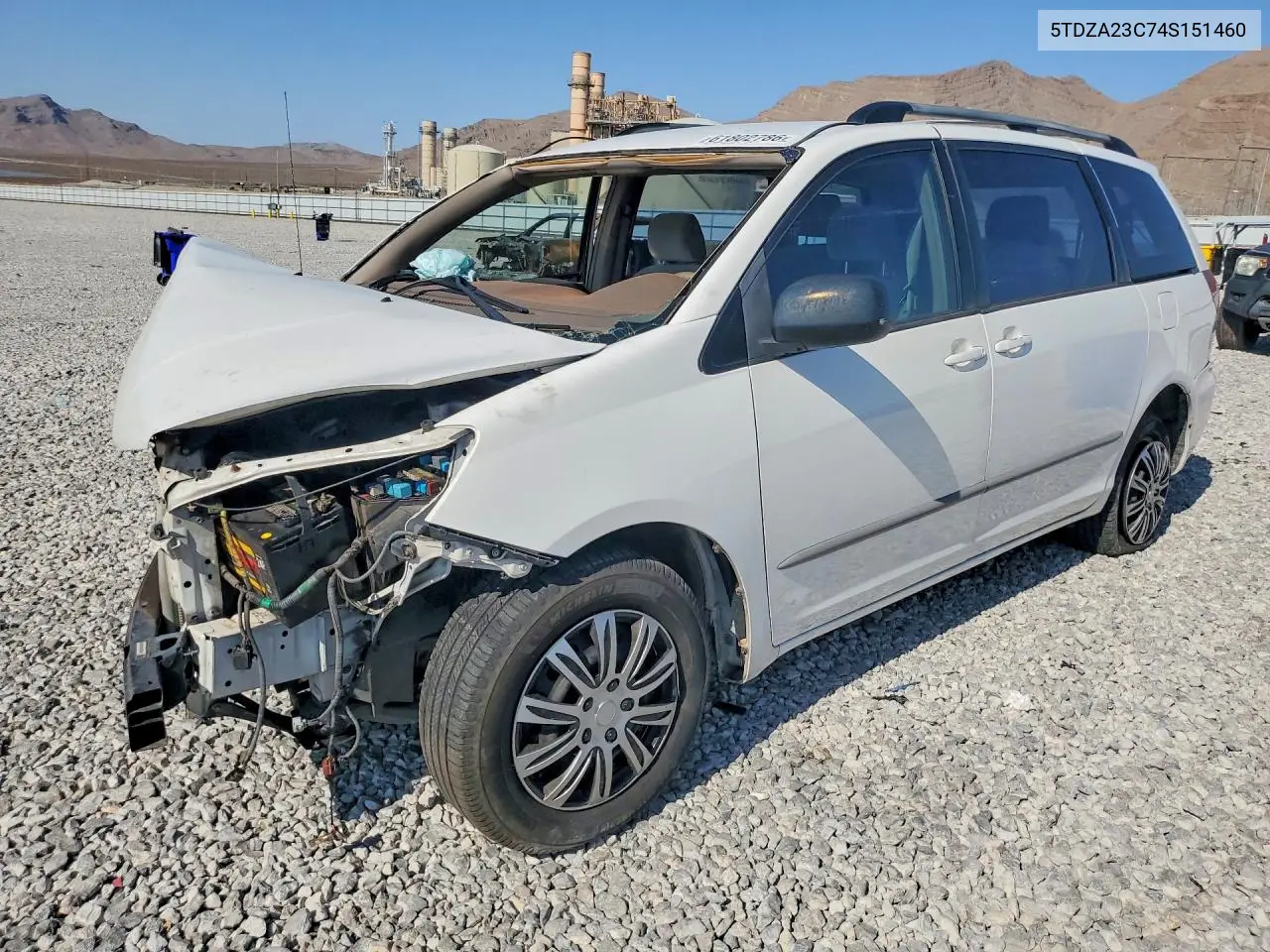 2004 Toyota Sienna Le,Ce VIN: 5TDZA23C74S151460 Lot: 61802786