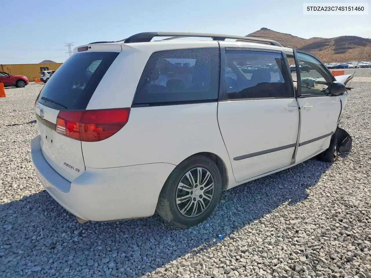 2004 Toyota Sienna Le,Ce VIN: 5TDZA23C74S151460 Lot: 61802786