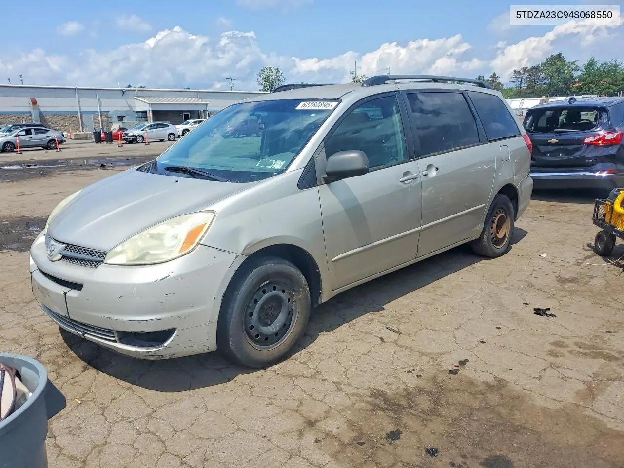 2004 Toyota Sienna Le 7 Passenger VIN: 5TDZA23C94S068550 Lot: 62280896