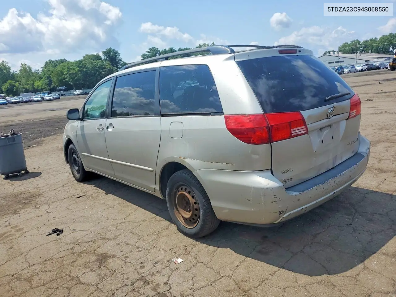 2004 Toyota Sienna Le 7 Passenger VIN: 5TDZA23C94S068550 Lot: 62280896
