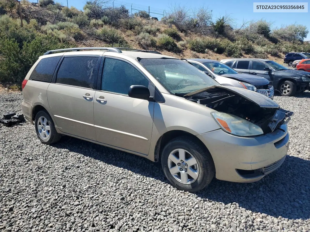 2005 Toyota Sienna Le 8 Passenger VIN: 5TDZA23C95S356845 Lot: 57437486