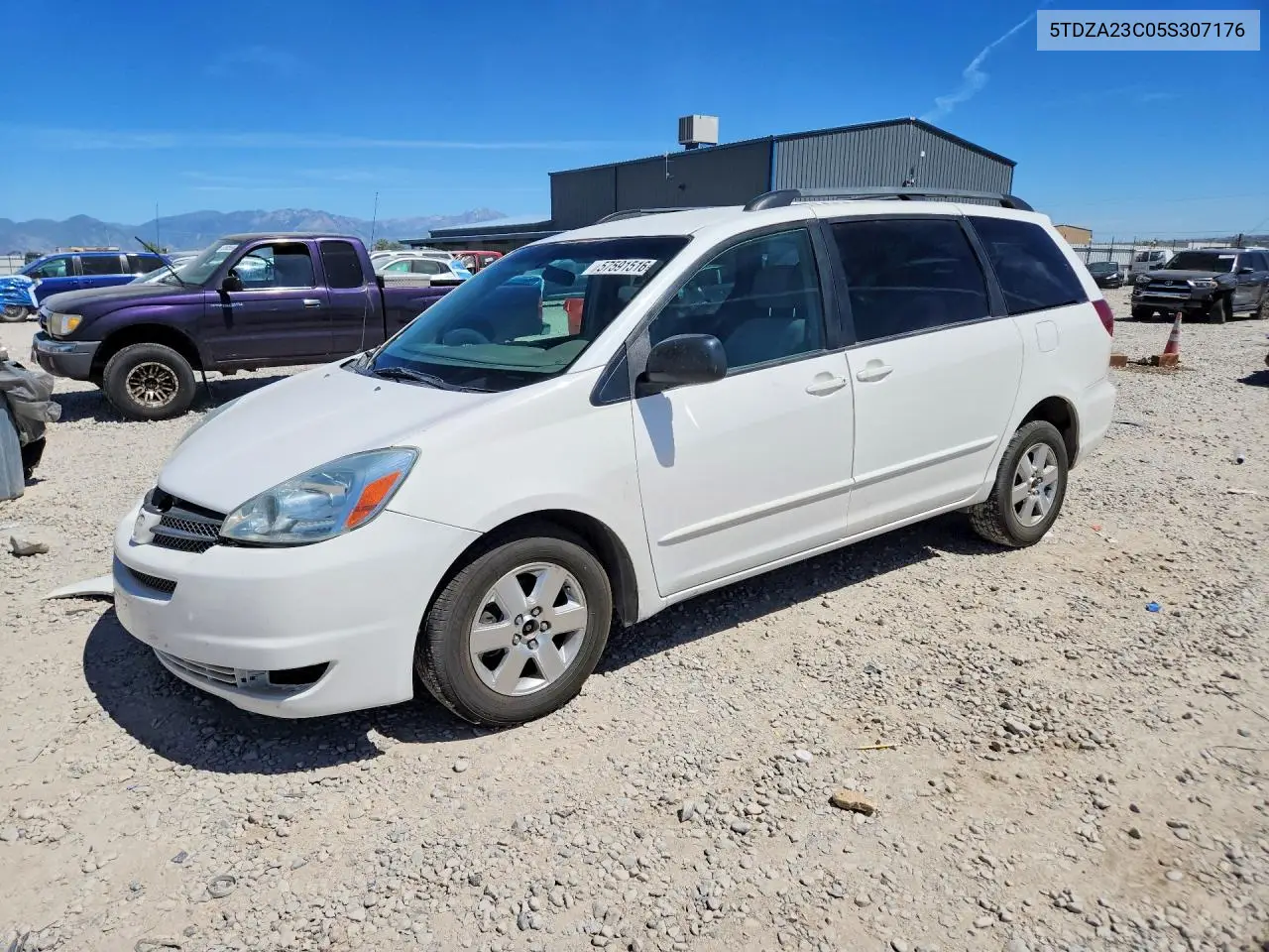 2005 Toyota Sienna Le 8 Passenger VIN: 5TDZA23C05S307176 Lot: 57591516