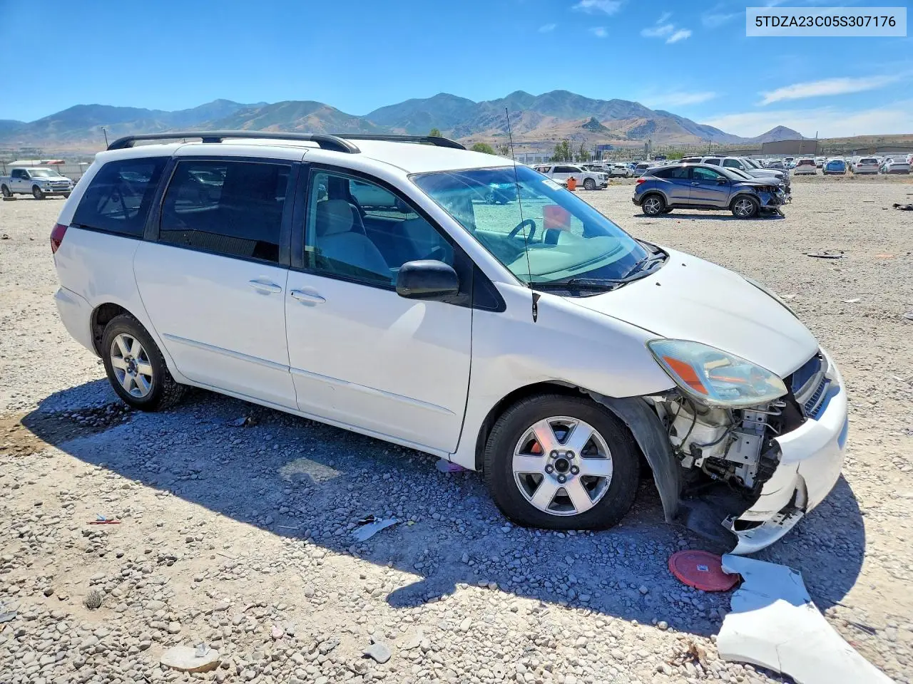 2005 Toyota Sienna Le 8 Passenger VIN: 5TDZA23C05S307176 Lot: 57591516
