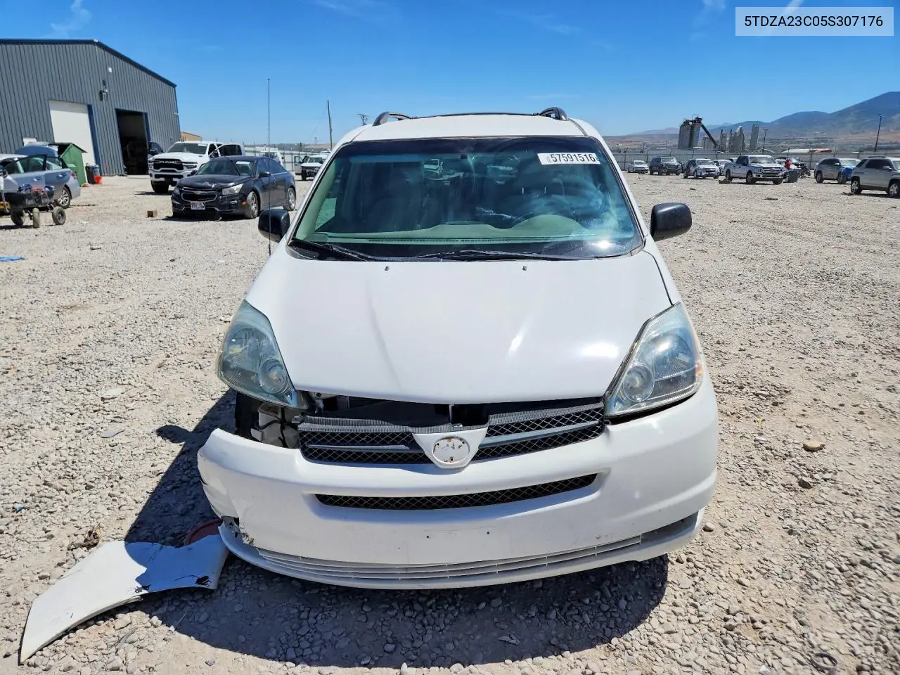 2005 Toyota Sienna Le 8 Passenger VIN: 5TDZA23C05S307176 Lot: 57591516