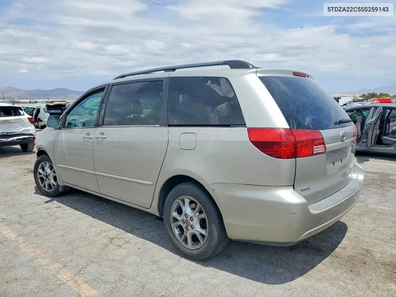 2005 Toyota Sienna Xle 7 Passenger VIN: 5TDZA22C55S259143 Lot: 61733906
