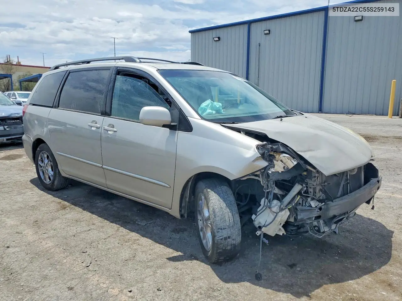 2005 Toyota Sienna Xle 7 Passenger VIN: 5TDZA22C55S259143 Lot: 61733906
