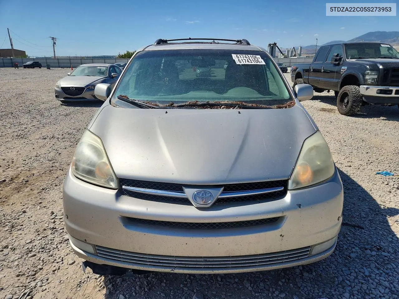 2005 Toyota Sienna Xle Limited 7 Passenger VIN: 5TDZA22C05S273953 Lot: 61743106