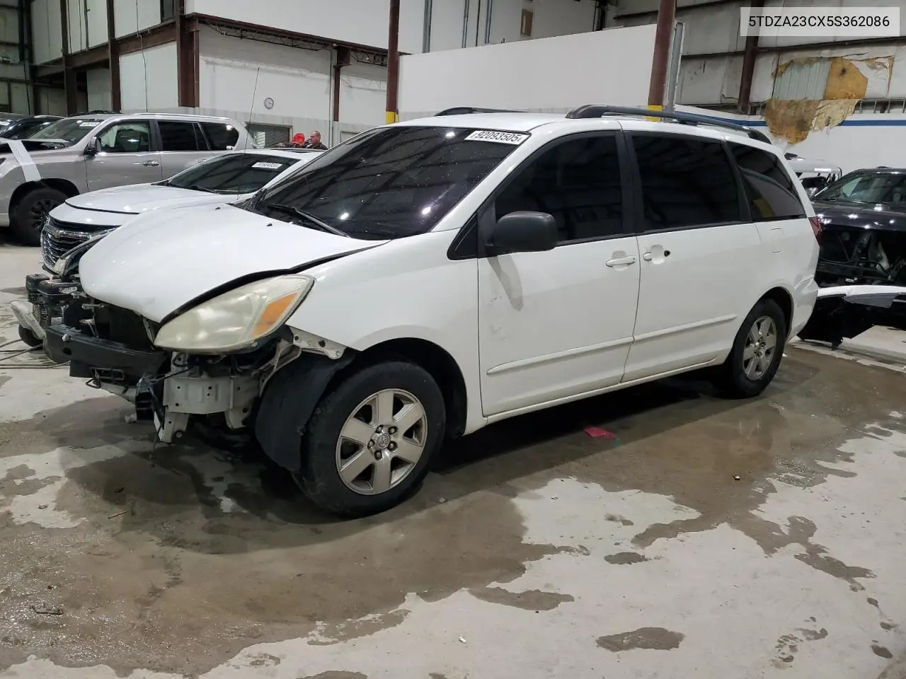 5TDZA23CX5S362086 2005 Toyota Sienna Le 7 Passenger