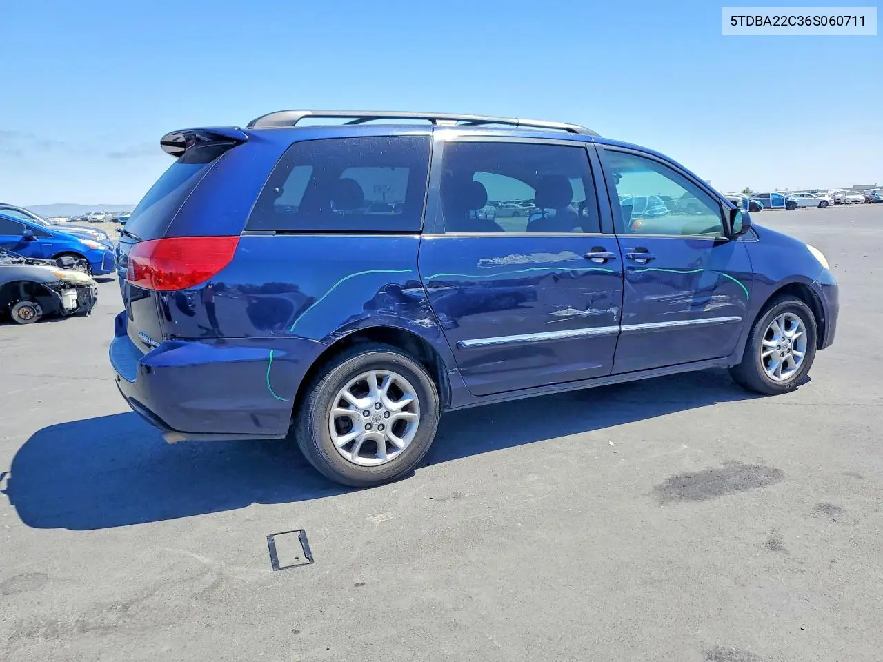 2006 Toyota Sienna Xle Limited 7 Passenger VIN: 5TDBA22C36S060711 Lot: 58718976