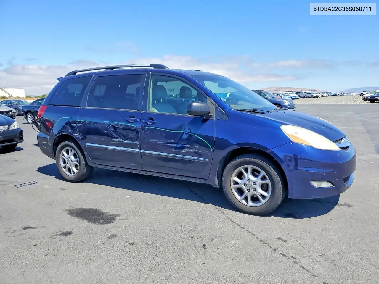 2006 Toyota Sienna Xle Limited 7 Passenger VIN: 5TDBA22C36S060711 Lot: 58718976