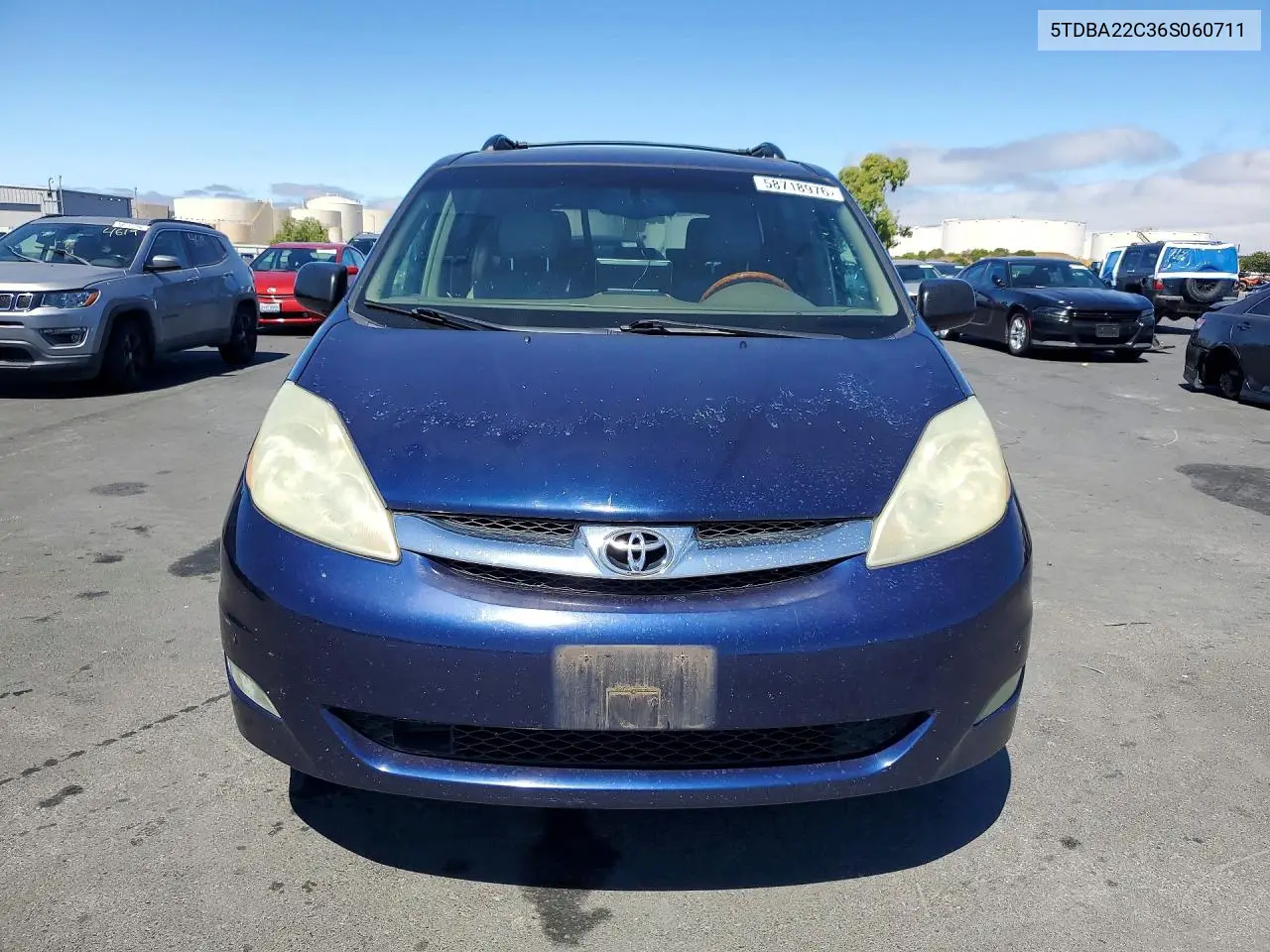 2006 Toyota Sienna Xle Limited 7 Passenger VIN: 5TDBA22C36S060711 Lot: 58718976