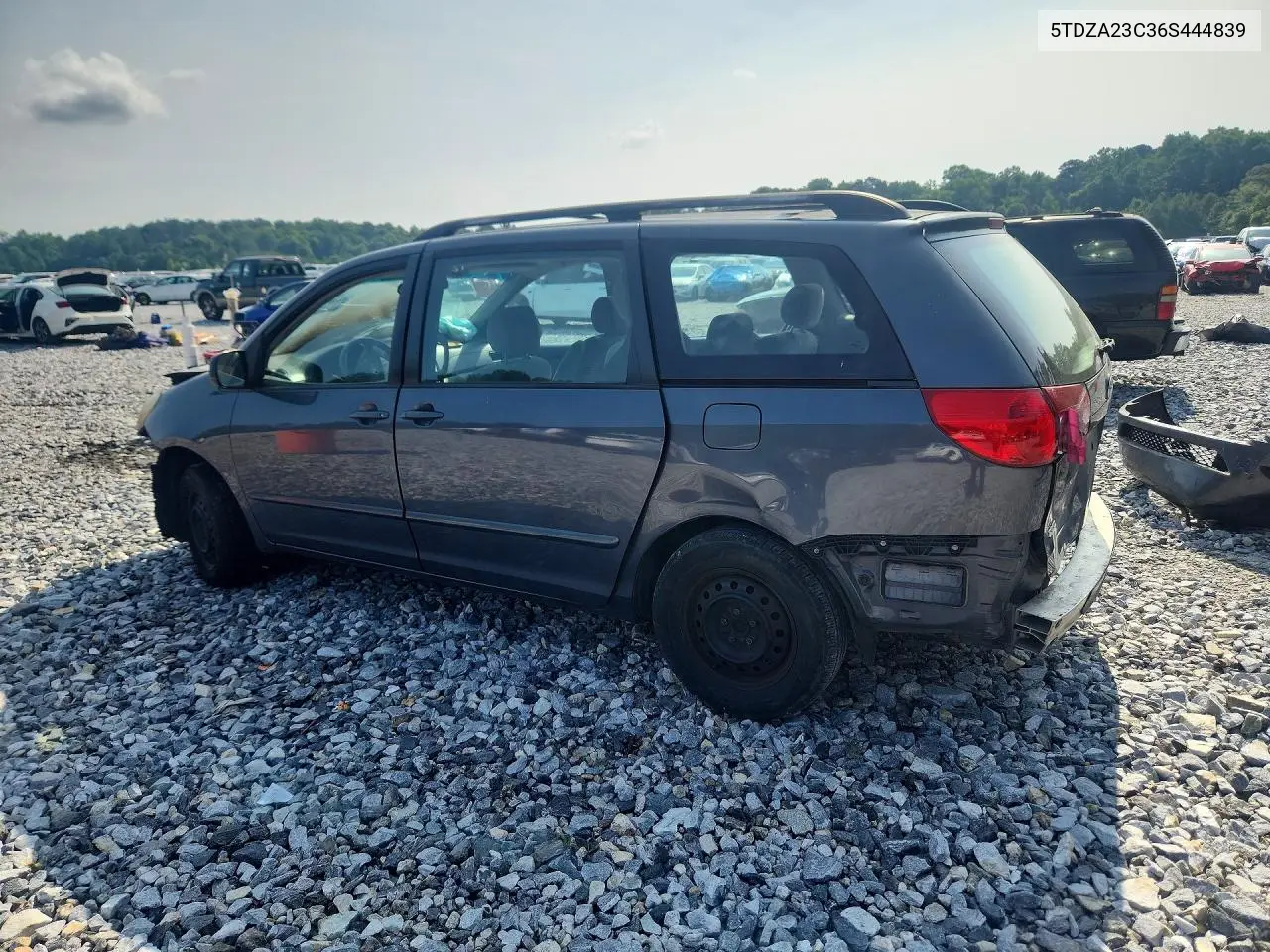 2006 Toyota Sienna Ce 8 Passenger VIN: 5TDZA23C36S444839 Lot: 58828316