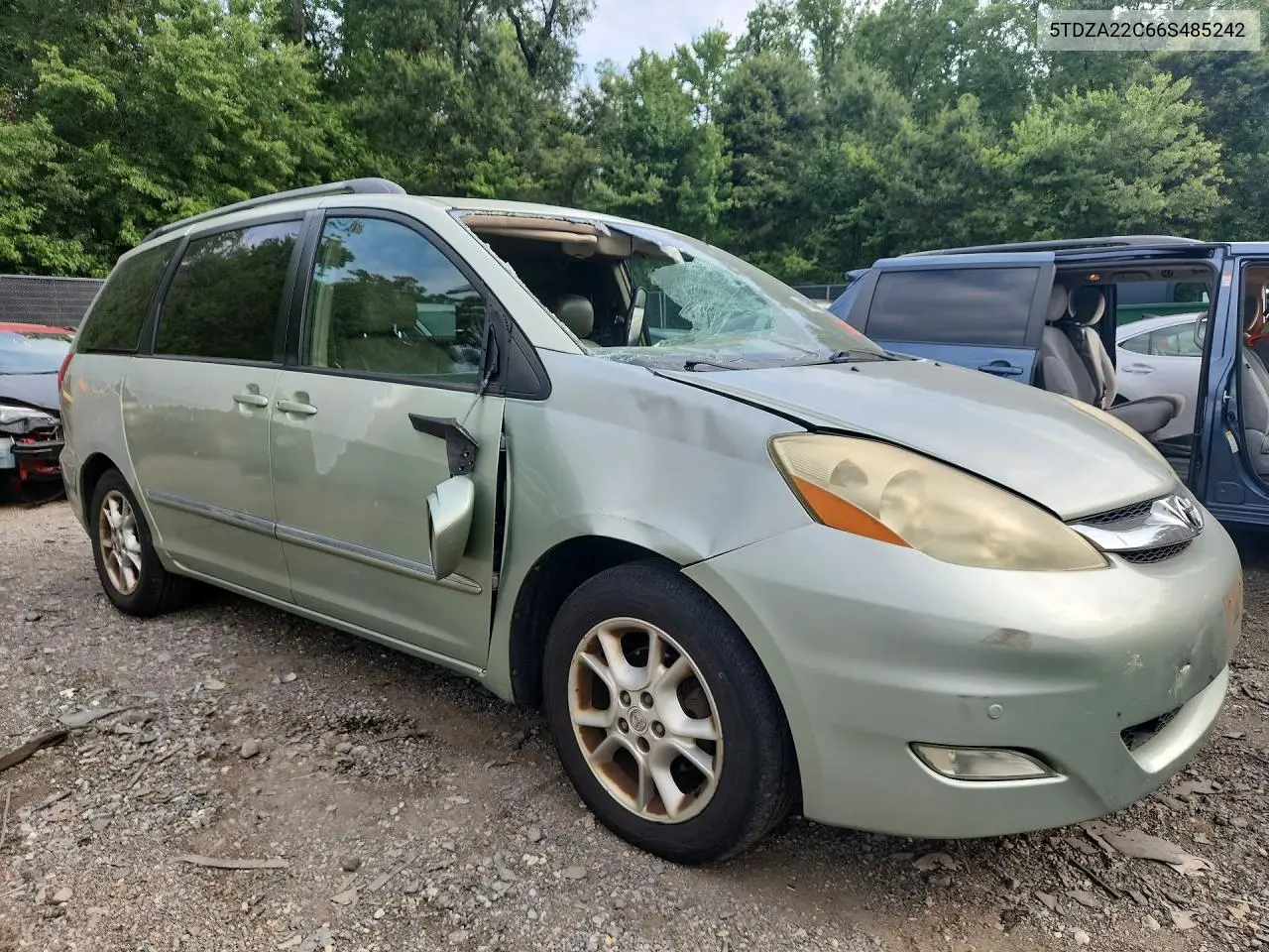 2006 Toyota Sienna Xle Limited 7 Passenger VIN: 5TDZA22C66S485242 Lot: 61055156