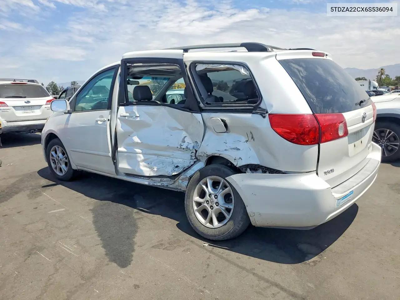 2006 Toyota Sienna Xle 7 Passenger VIN: 5TDZA22CX6S536094 Lot: 61408456