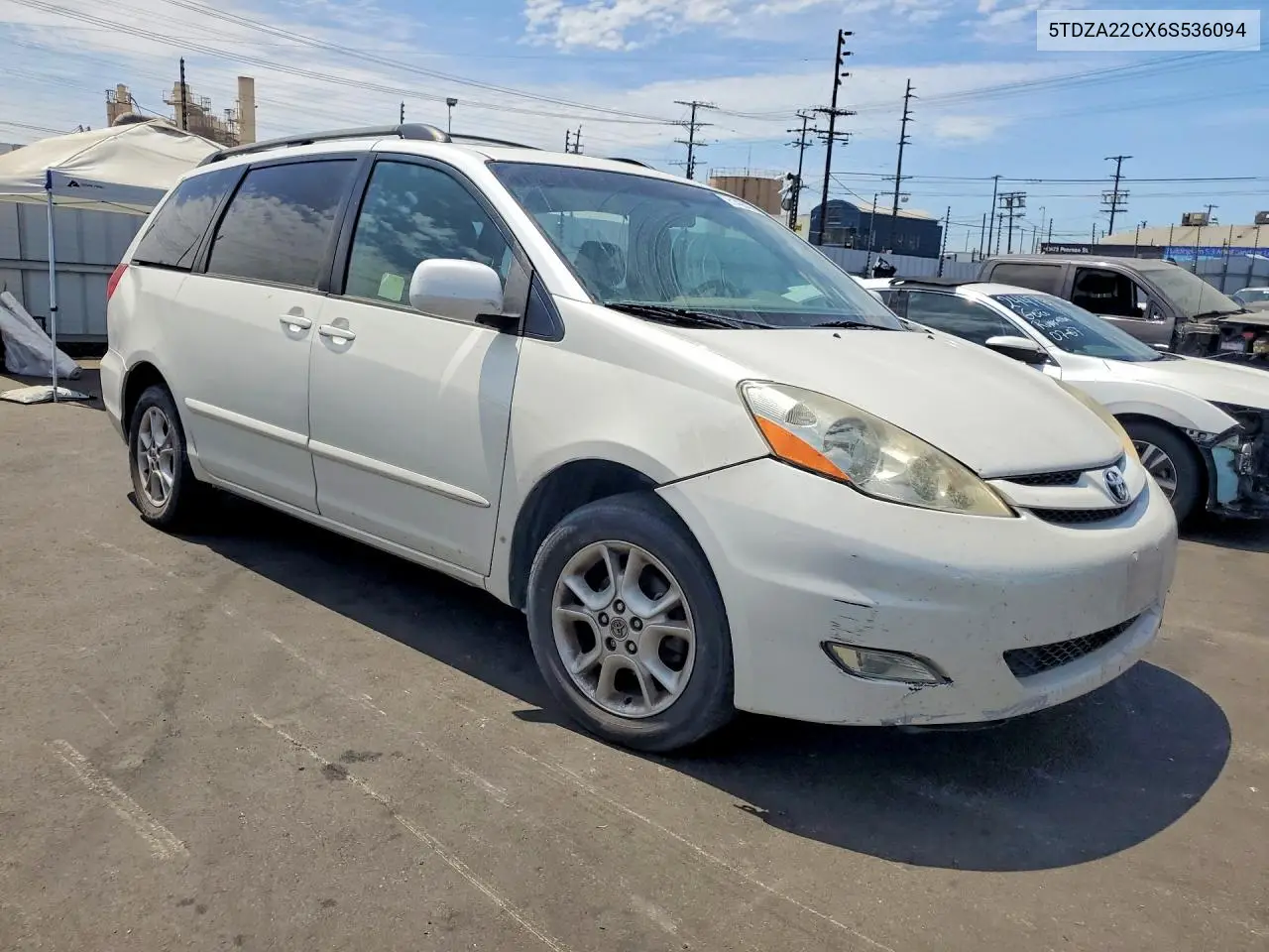 2006 Toyota Sienna Xle 7 Passenger VIN: 5TDZA22CX6S536094 Lot: 61408456