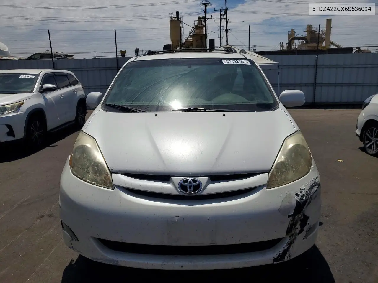 2006 Toyota Sienna Xle 7 Passenger VIN: 5TDZA22CX6S536094 Lot: 61408456