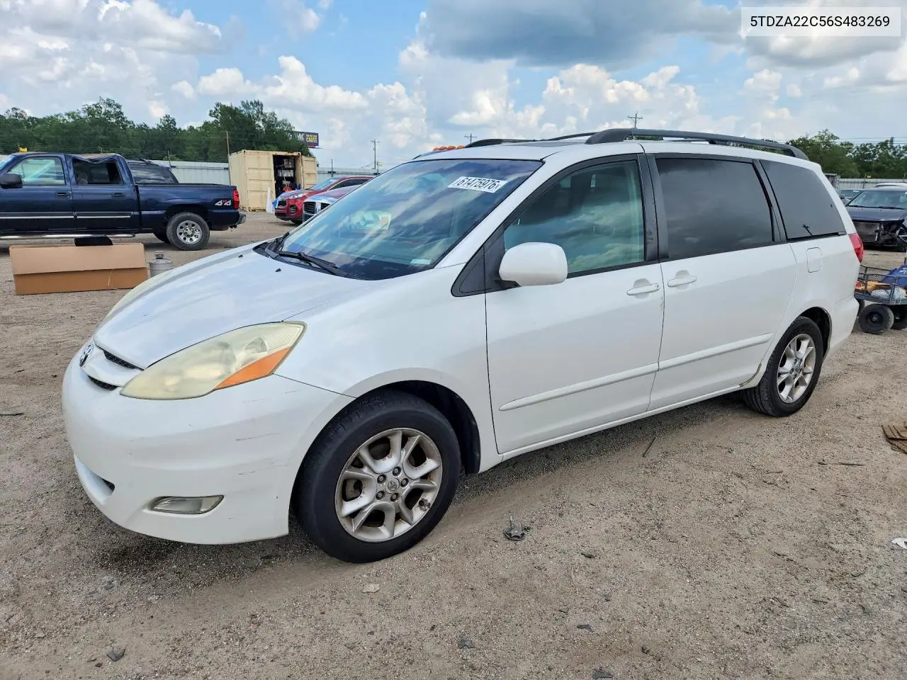 2006 Toyota Sienna Xle 7 Passenger VIN: 5TDZA22C56S483269 Lot: 61475976
