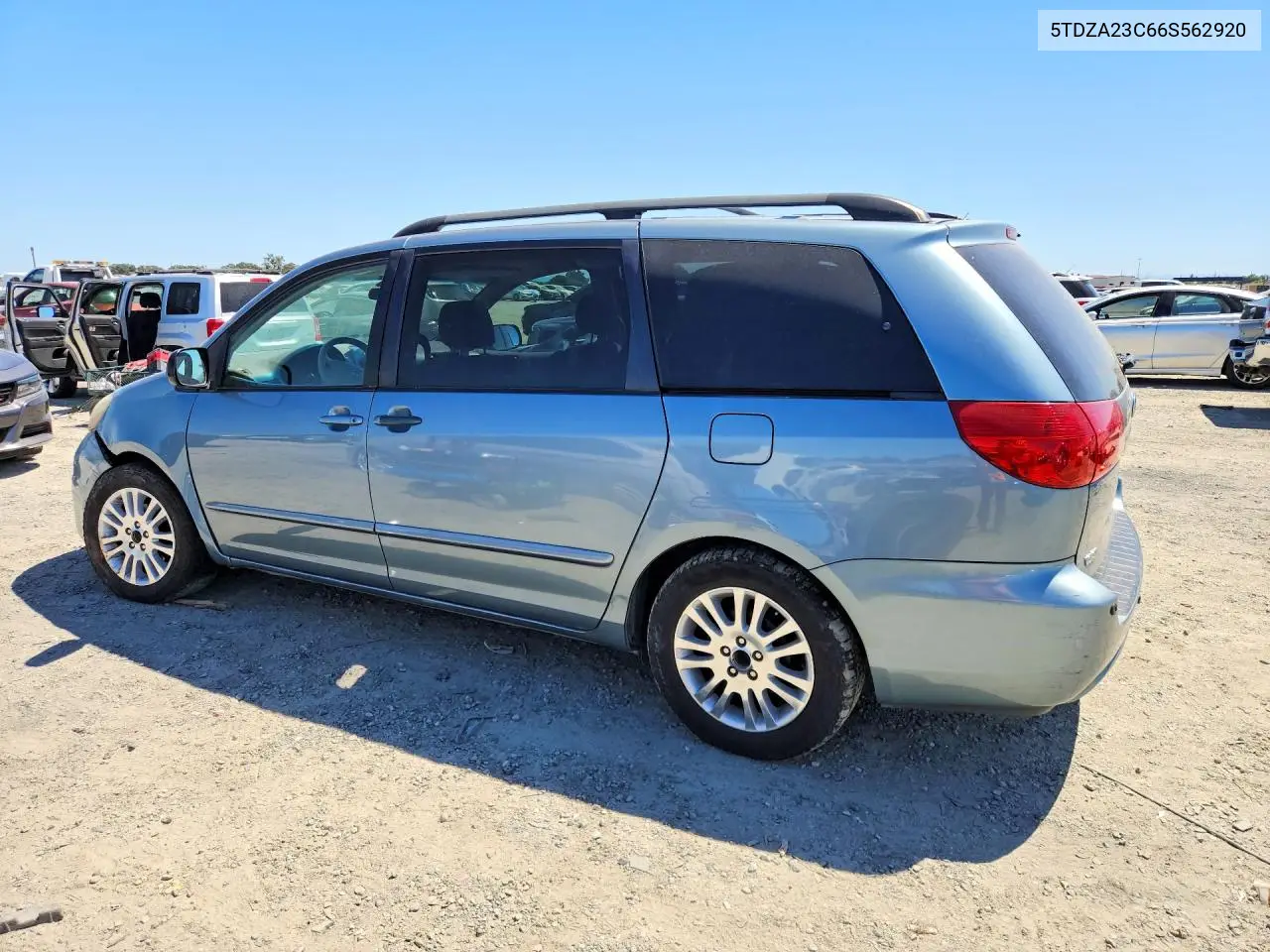 2006 Toyota Sienna Le 7 Passenger VIN: 5TDZA23C66S562920 Lot: 61544686