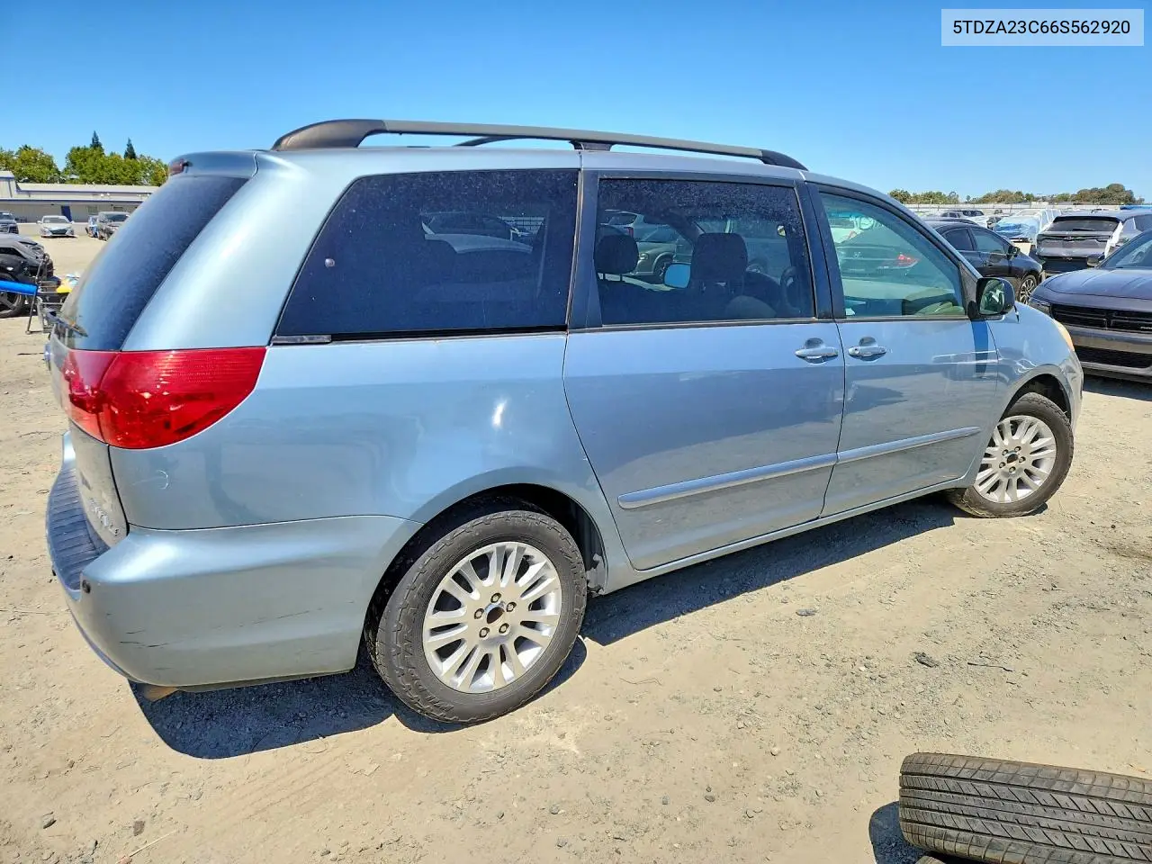 2006 Toyota Sienna Le 7 Passenger VIN: 5TDZA23C66S562920 Lot: 61544686