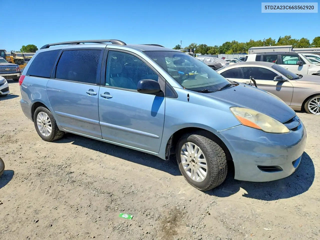 2006 Toyota Sienna Le 7 Passenger VIN: 5TDZA23C66S562920 Lot: 61544686