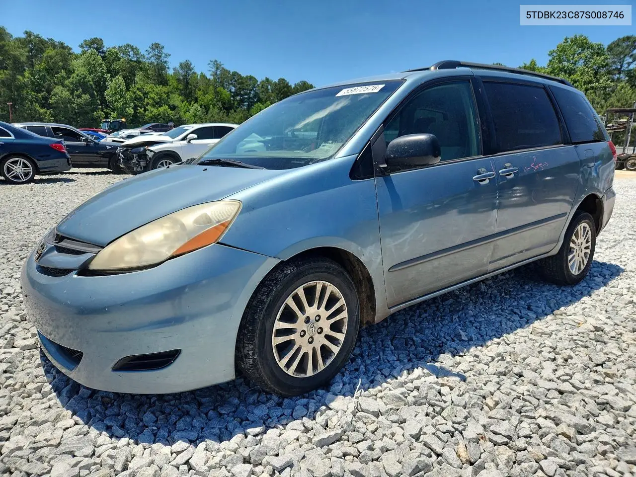 2007 Toyota Sienna Le VIN: 5TDBK23C87S008746 Lot: 55872576