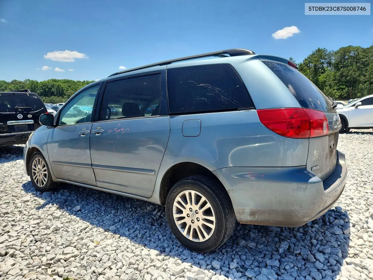 2007 Toyota Sienna Le VIN: 5TDBK23C87S008746 Lot: 55872576