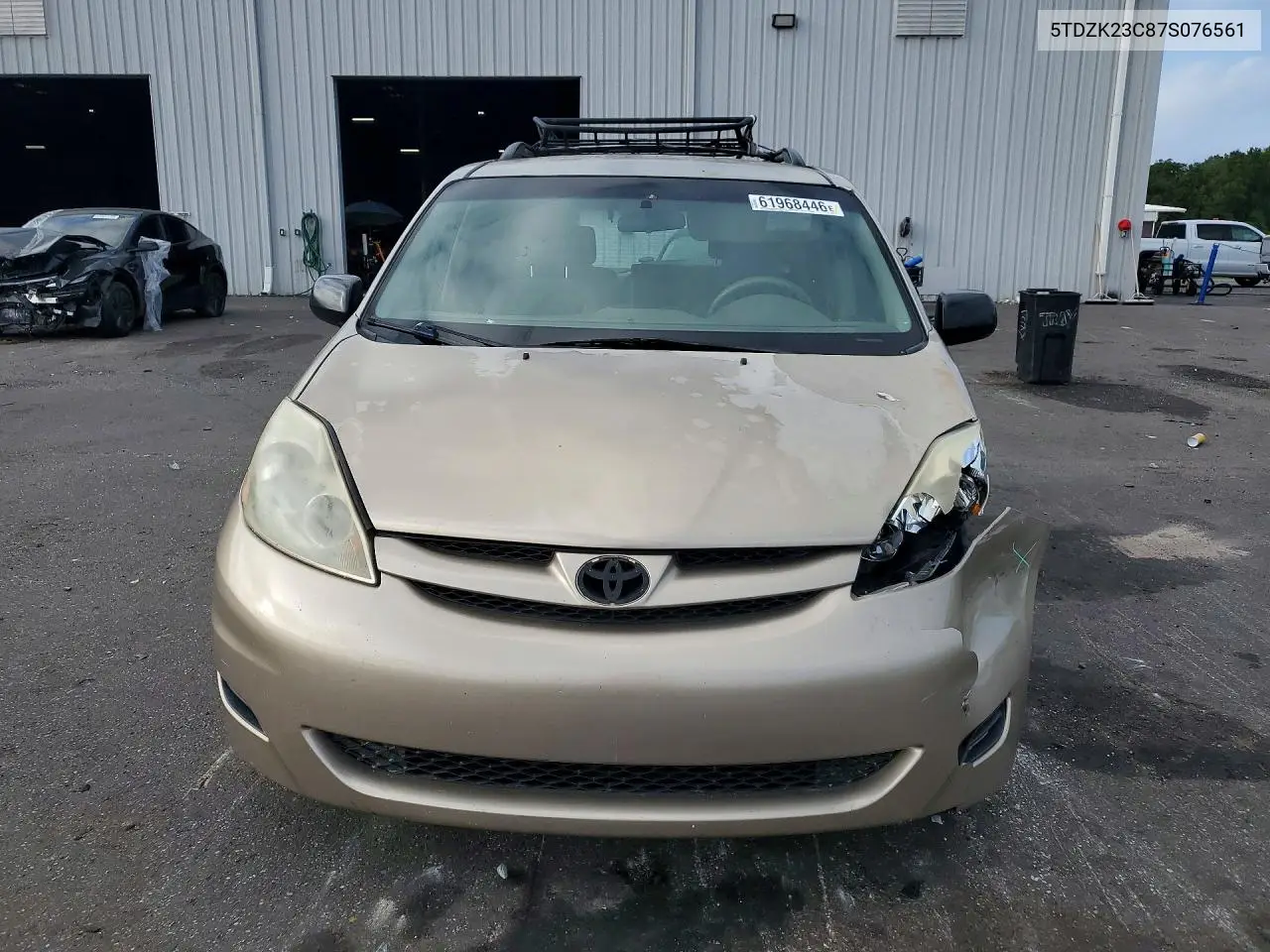 2007 Toyota Sienna Ce 7-Passenger VIN: 5TDZK23C87S076561 Lot: 61968446