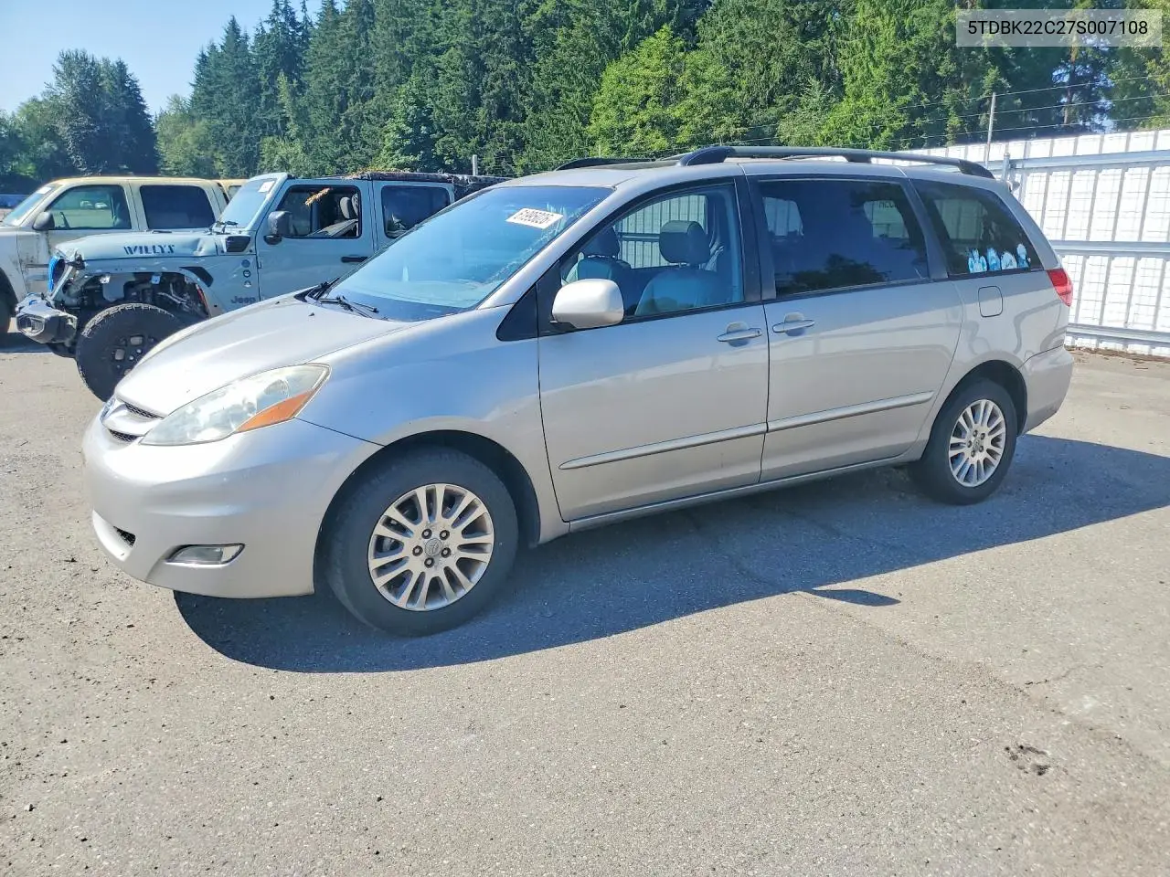 2007 Toyota Sienna Xle 7-Passenger VIN: 5TDBK22C27S007108 Lot: 61995026