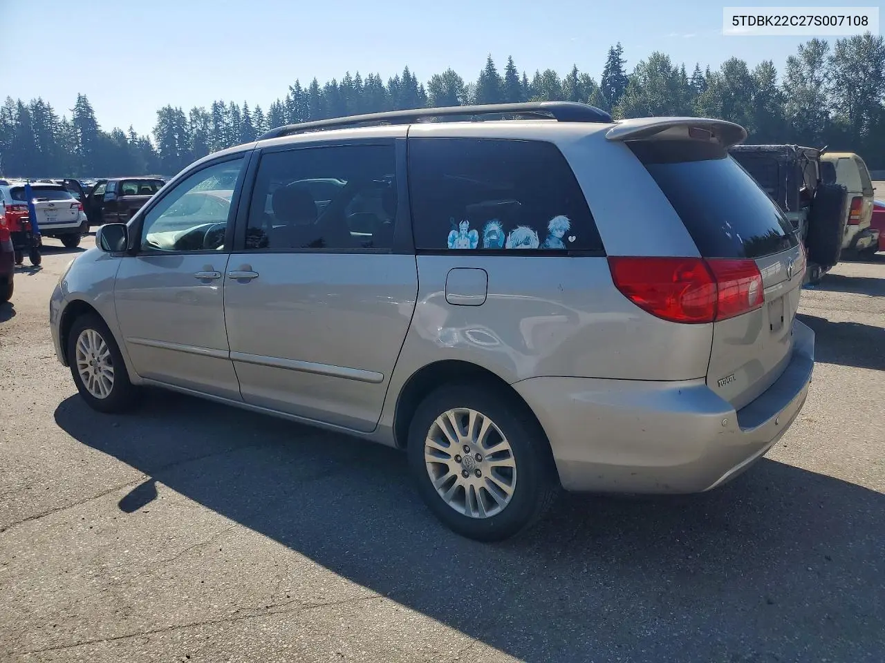 2007 Toyota Sienna Xle 7-Passenger VIN: 5TDBK22C27S007108 Lot: 61995026