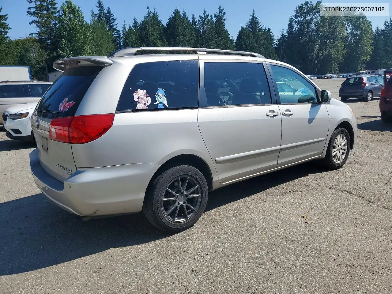 2007 Toyota Sienna Xle 7-Passenger VIN: 5TDBK22C27S007108 Lot: 61995026
