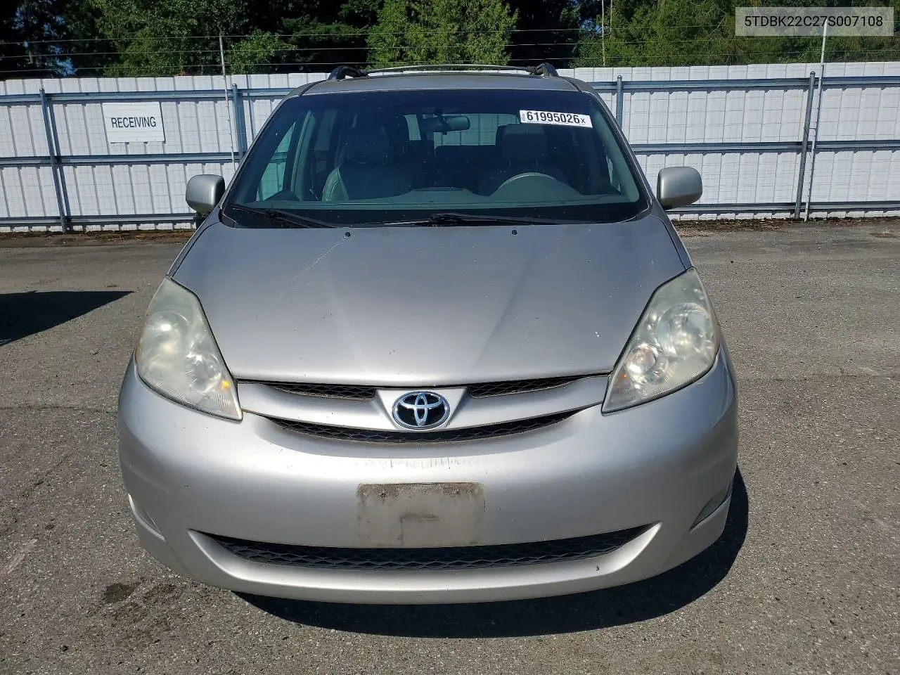 2007 Toyota Sienna Xle 7-Passenger VIN: 5TDBK22C27S007108 Lot: 61995026