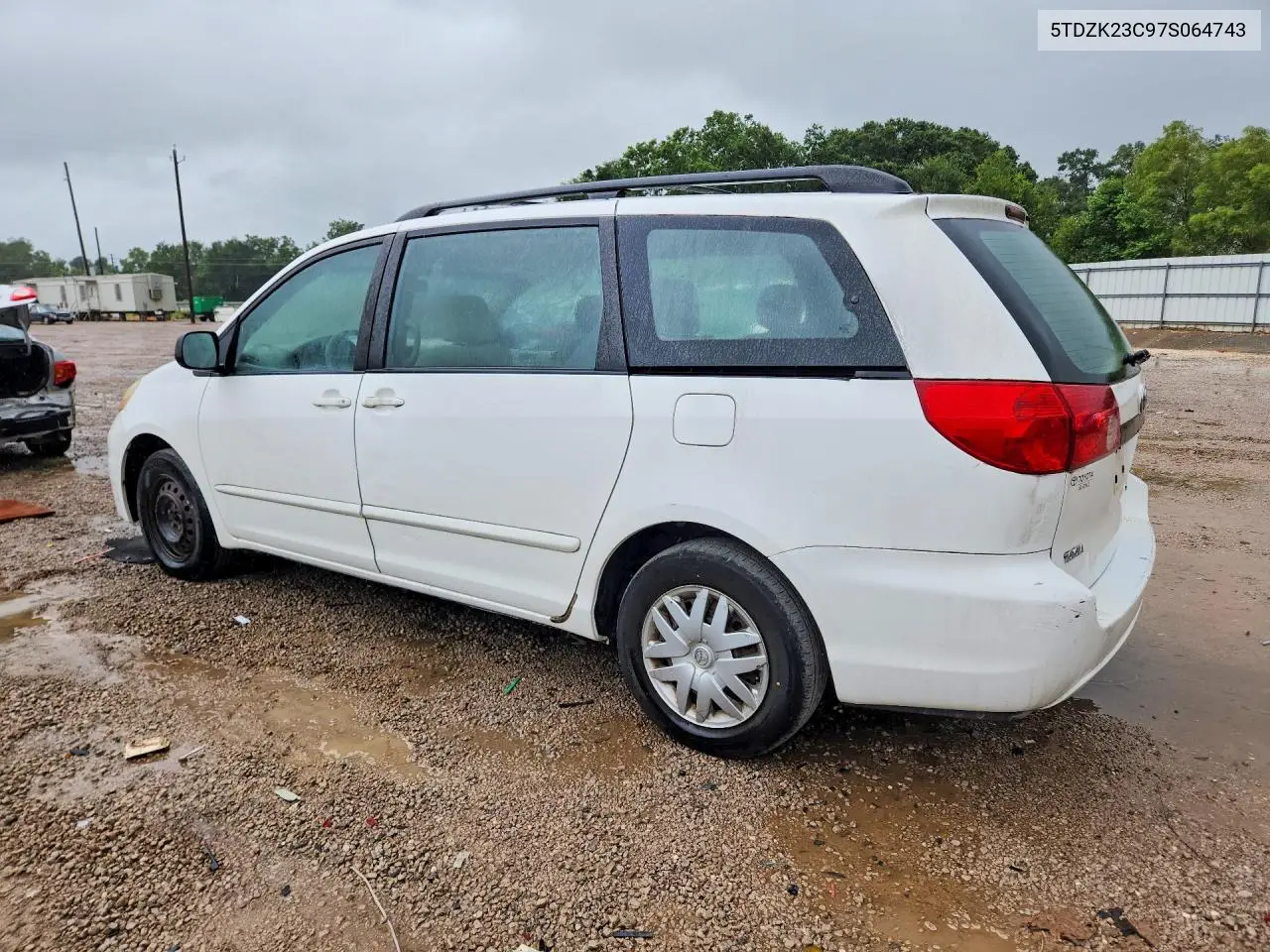 2007 Toyota Sienna Ce 7-Passenger VIN: 5TDZK23C97S064743 Lot: 62059326