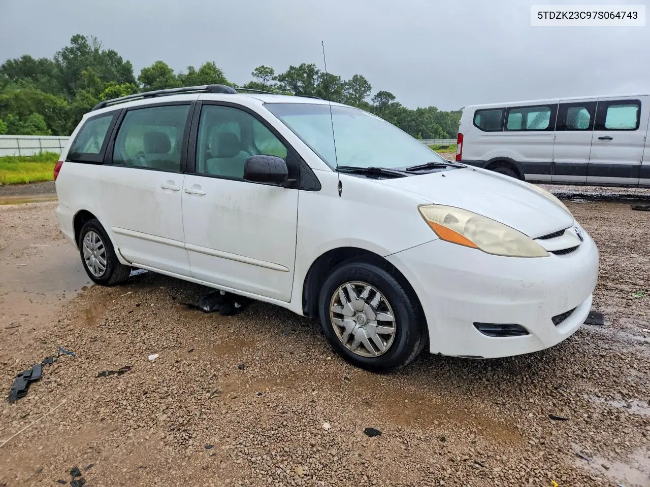 2007 Toyota Sienna Ce 7-Passenger VIN: 5TDZK23C97S064743 Lot: 62059326