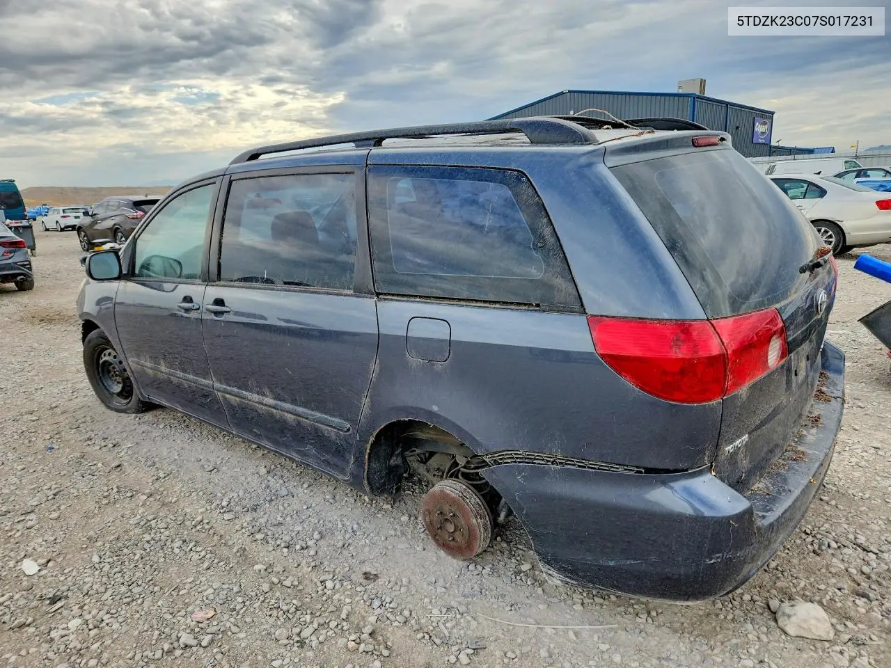 2007 Toyota Sienna VIN: 5TDZK23C07S017231 Lot: 62074556